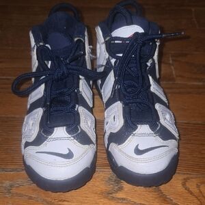 Nike Air More Uptempo 96 'Olympic'.  Kids Size 13c.